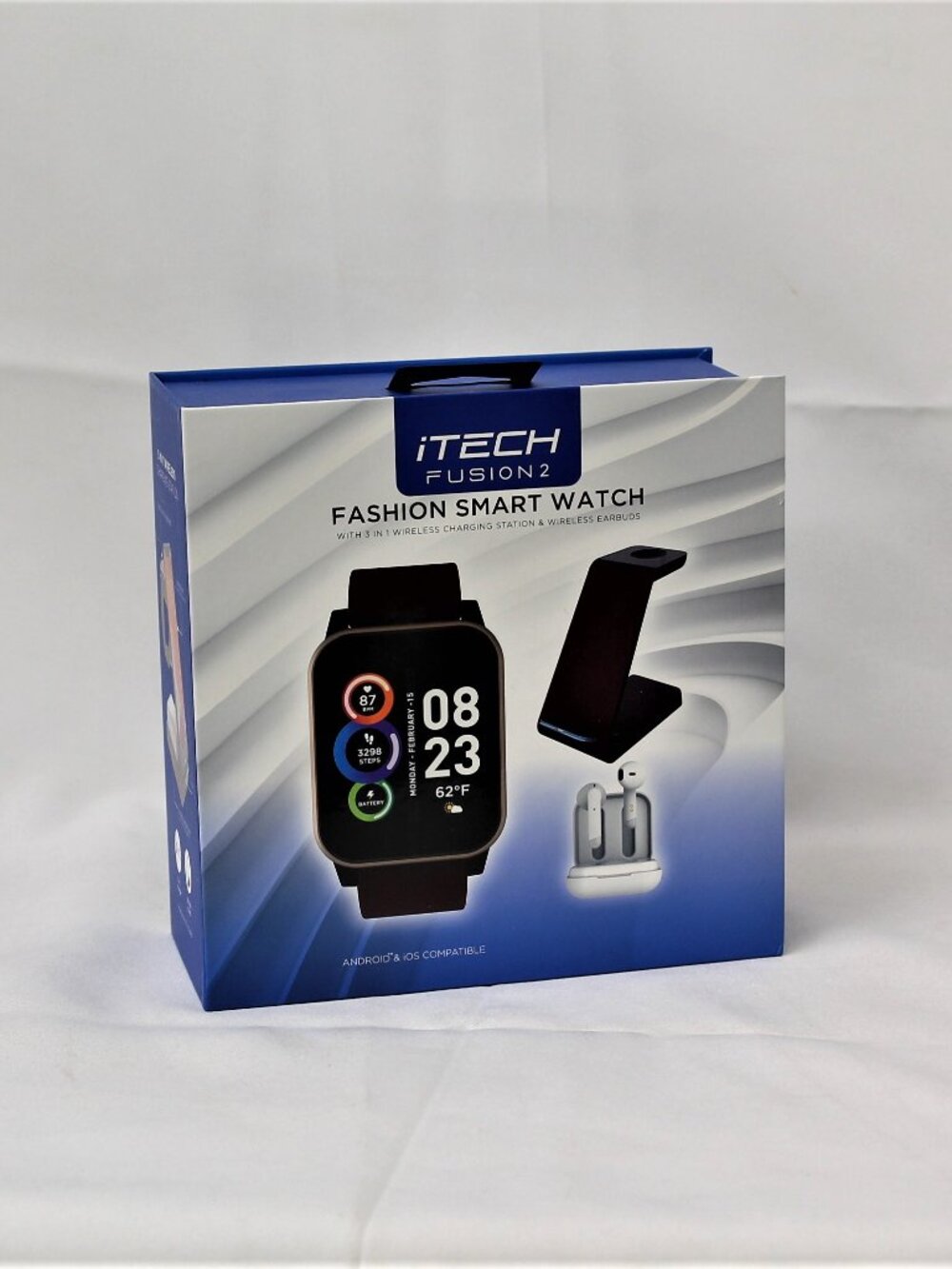 iTech Fusion2 Fashion Smart Watch Merlot